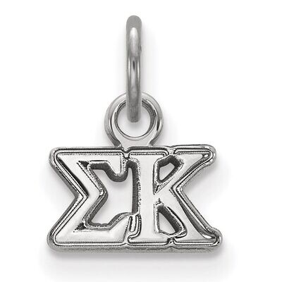 Sigma Kappa Extra Small Pendant Sterling Silver SS001SKP, MPN: SS001SKP, 886774598406