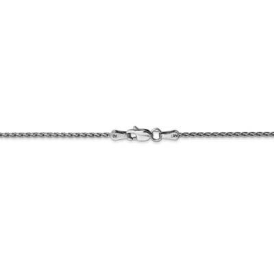 22 Inch 1.5mm Parisian Wheat Chain 14k White Gold PEN262-22, MPN: PEN262-22, 886774031255