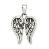 Wing Pendant Sterling Silver Antiqued QC9706, MPN: QC9706, 886774069579