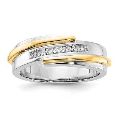 10k Gold Two-tone Polished Diamond Ring RDD2497G-0WYAB