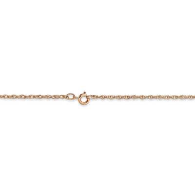 20 Inch 1.15mm Cable Rope Chain 14k Rose Gold RSC38-20, MPN: RSC38-20, 886774121413