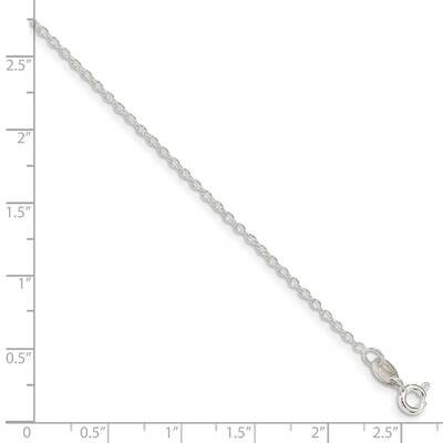 18 Inch 1.45mm Cable Chain Sterling Silver QPE86-18, MPN: QPE86-18, 886774125893