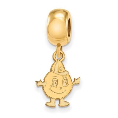 Syracuse University Bead Charm Small Dangle Gold-plated Silver GP035SYU, MPN: GP035SYU, 886774937533