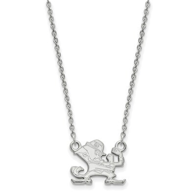 University of Notre Dame Small Pendant Necklace Sterling Silver SS057UND-18, MPN: SS057UND-18, 1911…