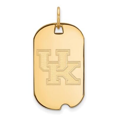 University of Kentucky Small Dog Tag 10k Yellow Gold 1Y027UK, MPN: 1Y027UK, 886774814193