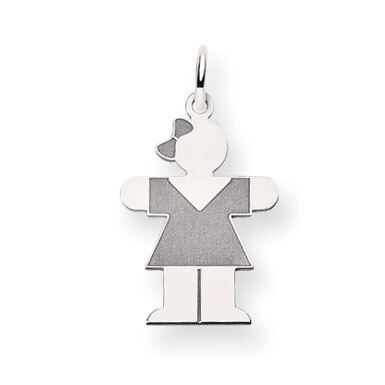 Kid Charm 14k White Gold XK1095W, MPN: XK1095W, 883957858821