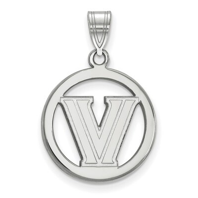 Villanova University Sm Pendant in Circle Sterling Silver SS019VIL, MPN: SS019VIL, 886774958781