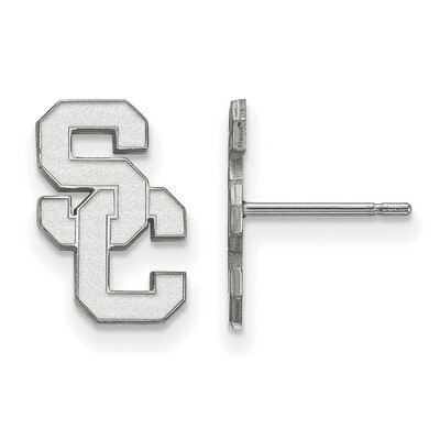 University of Southern California Small Post Earring 10k White Gold 1W009USC, MPN: 1W009USC, 191101…