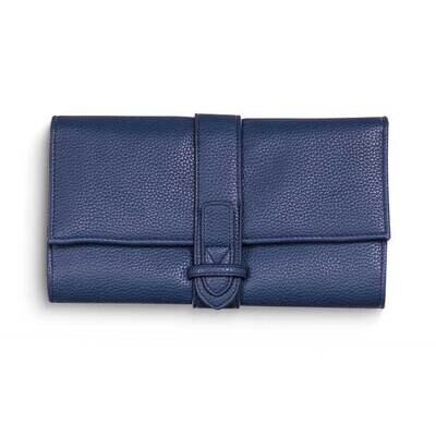 Royal Blue Vegan Leather Multi-Compartment Jewelry Clutch GM24098BL, MPN: GM24098BL, 797140507314