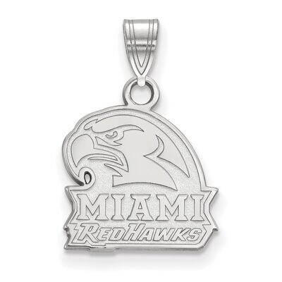 Miami University Small Pendant 10k White Gold 1W020MU, MPN: 1W020MU, 886774782478