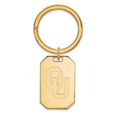 University of Oklahoma Key Chain Gold-plated Sterling Silver GP027UOK, MPN: GP027UOK, 886774931289