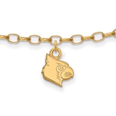 University of Louisville Anklet Gold-plated Silver GP056UL, MPN: GP056UL, 886774949598