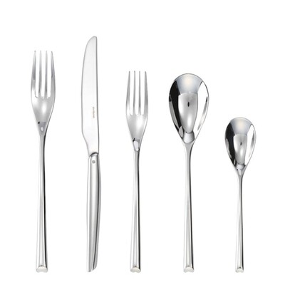 Sambonet h-art 5 piece place setting solid handle - 18/10 stainless steel, MPN: 52527-93, 790955876…
