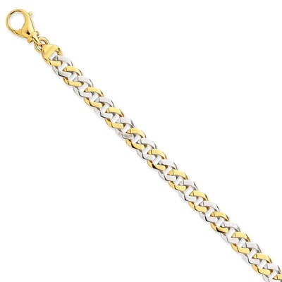 7.85mm Polished Fancy Link Chain 20 Inch 14k Two-Tone Gold LK515-20, MPN: LK515-20, 191101652875