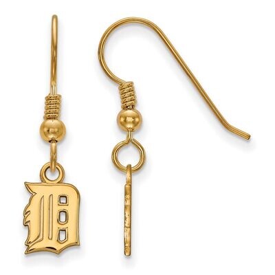 Detroit Tigers x-Small Dangle Earring Wire Gold-plated Silver GP006TIG, MPN: GP006TIG, 886774903699