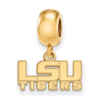 Louisiana State University Bead Charm x-Small Dangle Gold-plated Silver GP049LSU, MPN: GP049LSU, 88…