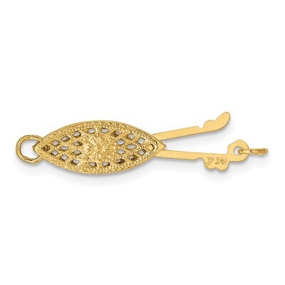Pearl Clasp 14k Yellow Gold YG1912, MPN: YG1912,