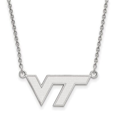 Virginia Tech Small Pendant with Necklace Sterling Silver SS009VTE-18, MPN: SS009VTE-18, 8867747201…