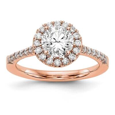 14Kr Round Halo Eng Si1/Si2, G H I, Ring Lab Grown Diamond RM2057E-050-5CRLG, MPN: RM2057E-100-RAA,…