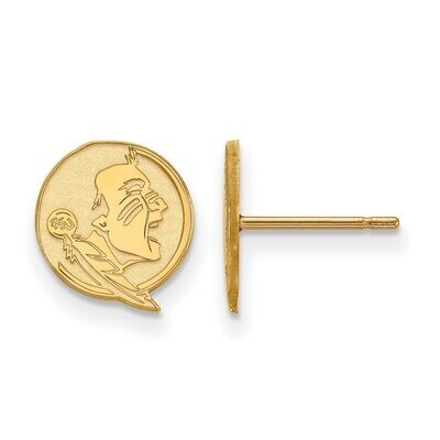Florida State University x-Small Post Earring Gold-plated Silver GP049FSU, MPN: GP049FSU, 886774946…
