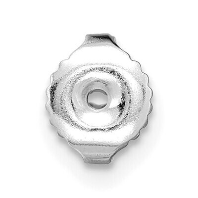 Heavy Friction Earring Nut 14k White Gold WG715, MPN: WG715,