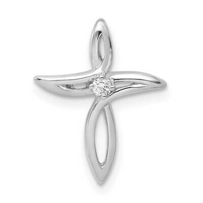 Aa Diamond Cross Pendant 14k White Gold PM5012-002-WA, MPN: PM5012-002-WA, 883957203348