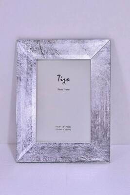 Tizo Silver Anriqued Leaf 4 x 6 Inch Picture Frame CT625SL46, MPN: CT625SL46,