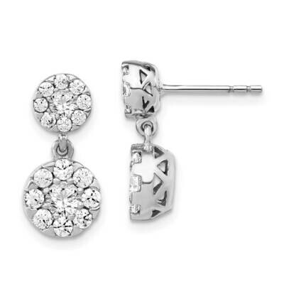 Si1/Si2, G H I, Circle Drop Post Earrings 14k White Gold Lab Grown Diamond EM7949-150-WLG, MPN: EM7…