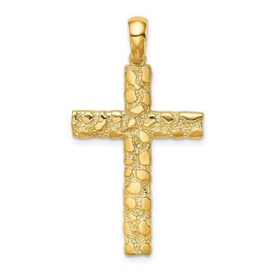 Nugget Cross Pendant 14k Gold XR1834, MPN: XR1834, 883957925097