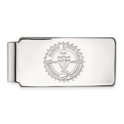 Florida A&amp;M University Money Clip Crest Sterling Silver SS016FAM, MPN: SS016FAM, 886774682792
