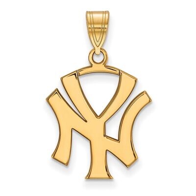 New York Yankees Large Pendant Gold-plated Silver GP046YAN, MPN: GP046YAN, 886774945552