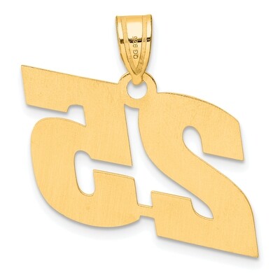 Block Number 25 Pendant 14k Gold Polished BN25, MPN: BN25, 196904079379