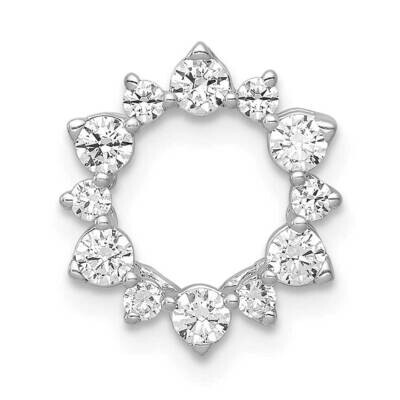 1/2Ct. Diamond Fancy Circle Chain Slide 14k White Gold PM3704-050-WA, MPN: PM3704-050-WA, 883957274…
