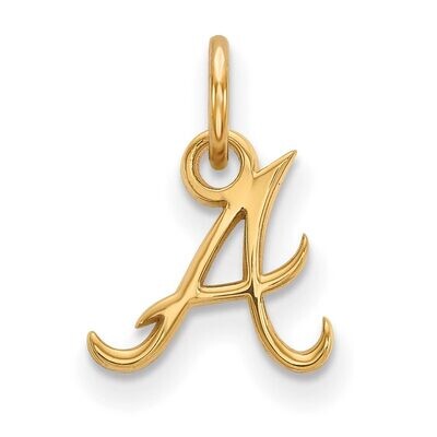 Atlanta Braves x-Small Pendant 14k Yellow Gold 4Y001BRA, MPN: 4Y001BRA, 886774855462