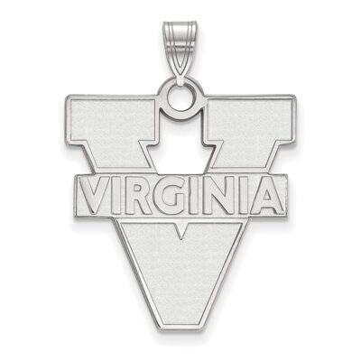University of Virginia x-Large Pendant 10k White Gold 1W005UVA, MPN: 1W005UVA, 886774774237