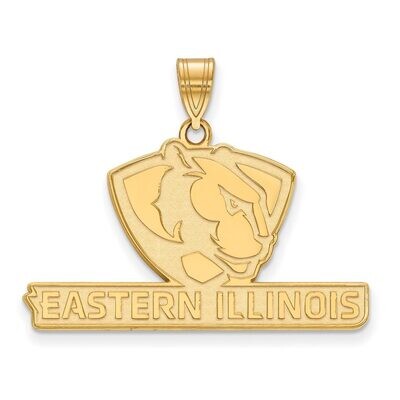 Eastern Illinois University Large Pendant 10k Yellow Gold 1Y003EIU, MPN: 1Y003EIU, 886774799278