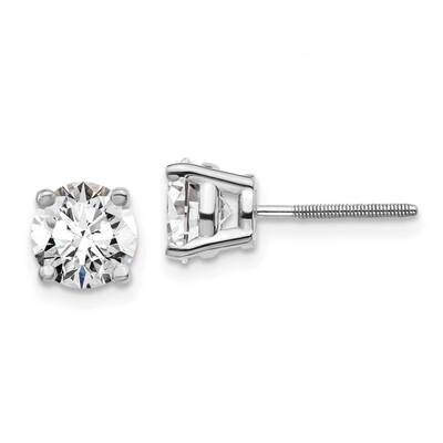 2Ctw Vs/Si, D E F, Lab Grown Diamond Screw Back Earring 14k White Gold EM1006S-200-WLD, MPN: EM1006…