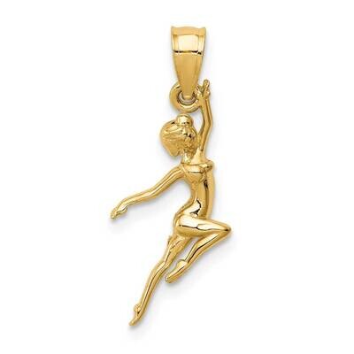 Dancer Pendant 14k Gold D4629, MPN: D4629,