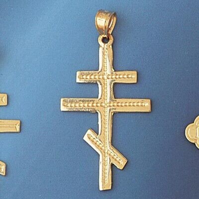 Dazzlers Jewelry Cross Pendant Necklace Charm Bracelet in Yellow, White or Rose Gold 8234, MPN: DZ-…