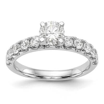 Diamond Vs/Si, D E F, Peg Set Engagement Ring 14k White Gold True Origin Lab Grown RM2927E-070-WLD,…