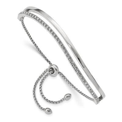 Crystals From Swarovski Adjustable Bangle Stainless Steel Polished SRB2566, MPN: SRB2566, 191101864…