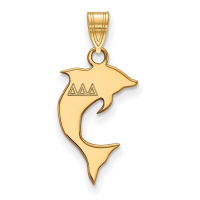 Delta Delta Delta Small Pendant Gold-plated Silver GP035DDD, MPN: GP035DDD, 886774937250