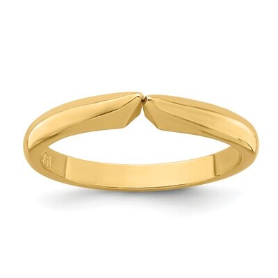 4-prong 1/2 round Heavy Weight Knife Edge Shoulders Shank 14k Yellow Gold YGSH50, MPN: YGSH50,