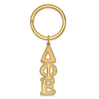 Delta Phi Epsilon Key Chain Gold-plated Silver GP010DPH, MPN: GP010DPH, 886774910772