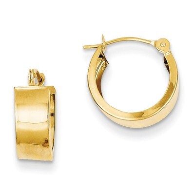 Hoop Earrings 14k Gold Polished YE1499, MPN: YE1499, 730703067412