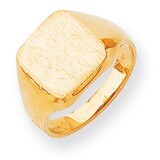 Signet Ring 14k Gold RS313, MPN: RS313, 883957369365