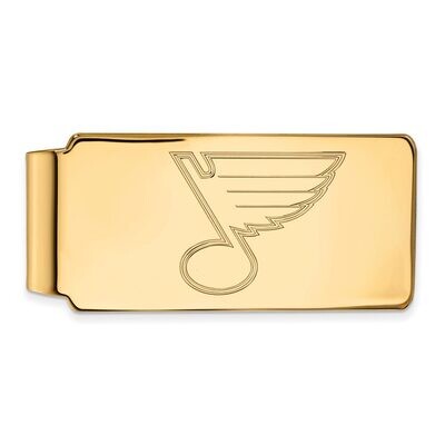 Saint Louis Blues Money Clip 10k Yellow Gold 1Y016BLE, MPN: 1Y016BLE, 886774735603