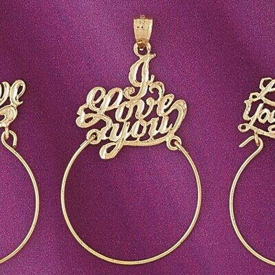 Dazzlers Jewelry Holder Pendant Necklace Charm Bracelet in Yellow, White or Rose Gold 4216, MPN: DZ…