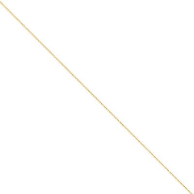 0.75mm Diamond-cut Cable Chain 24 Inch 14k Gold PEN201-24, MPN: PEN201-24, 886774538730