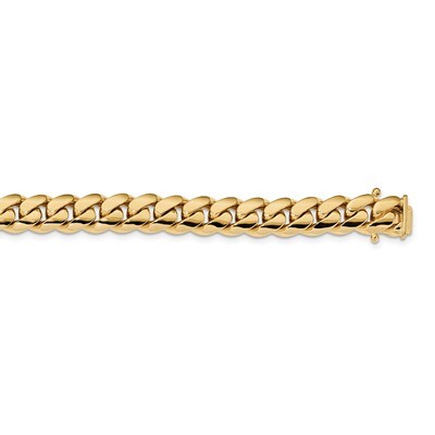 8.25 Inch 11.00mm Hand-polished Miami Cuban Chain 14k Gold LK588-8.25, MPN: LK588-8.25, 883957871233